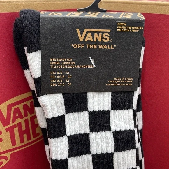 VANS "Off The Wall" socks Checkerboard - Picture 8 of 16